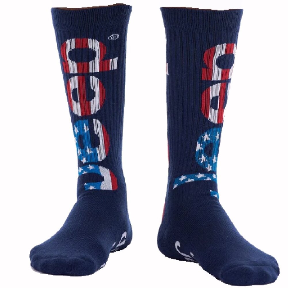 Jeep USA Flag Crew Athletic Socks - NEW Fast Ship